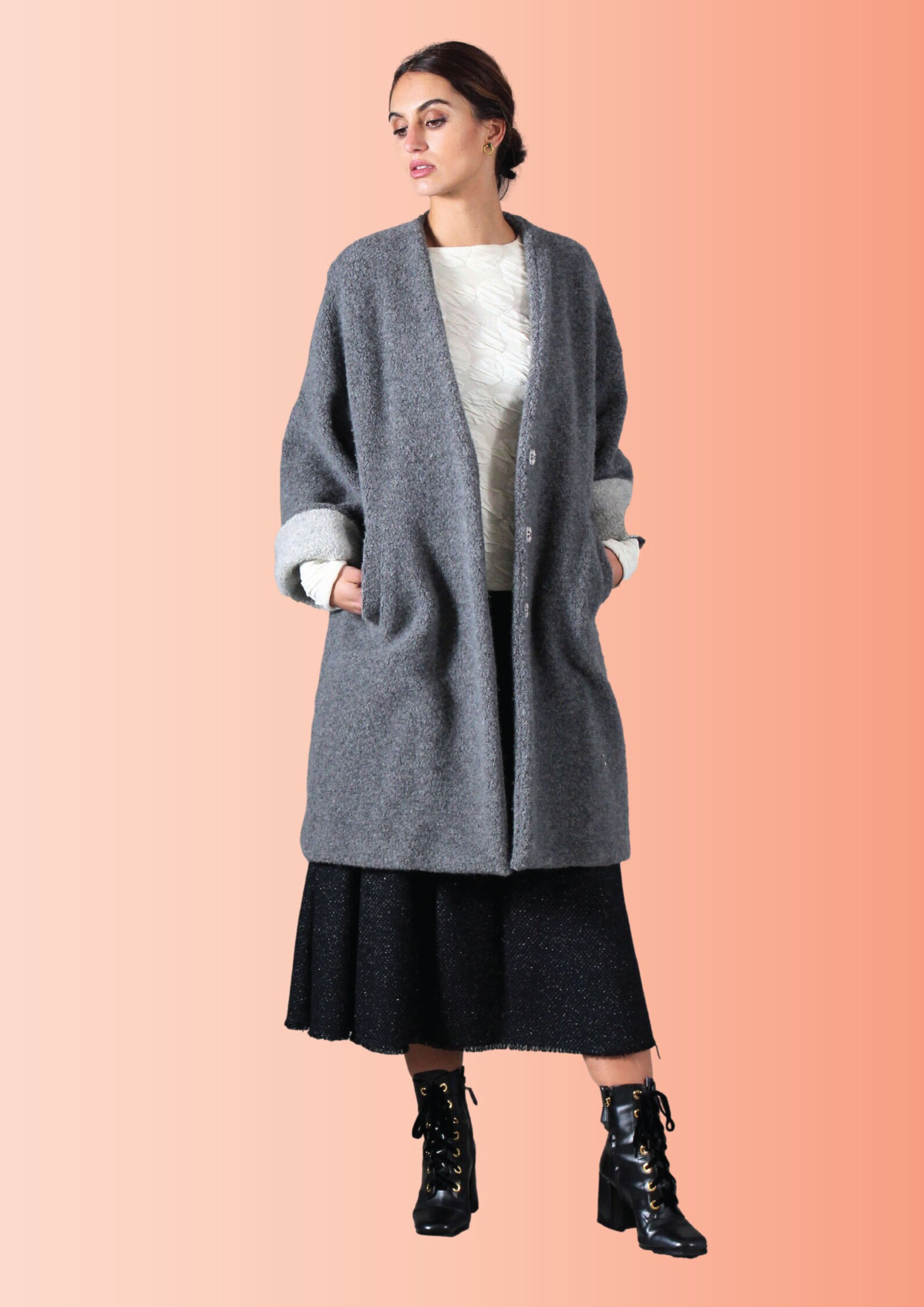 Long Coat Sewing Pattern PDF Digital Sewing Pattern Etsy