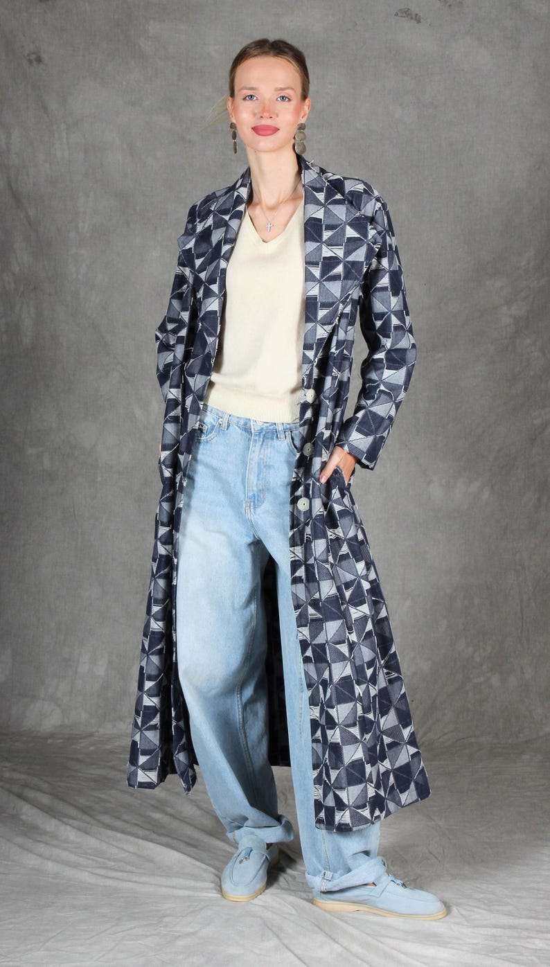 Long Coat Sewing Pattern for Women | Easy Coat Pattern | Women Coat PDF ...
