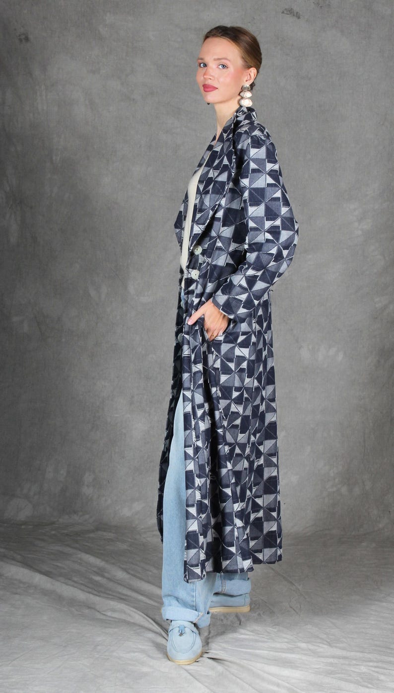 Long Coat Sewing Pattern for Women | Easy Coat Pattern | Women Coat PDF ...