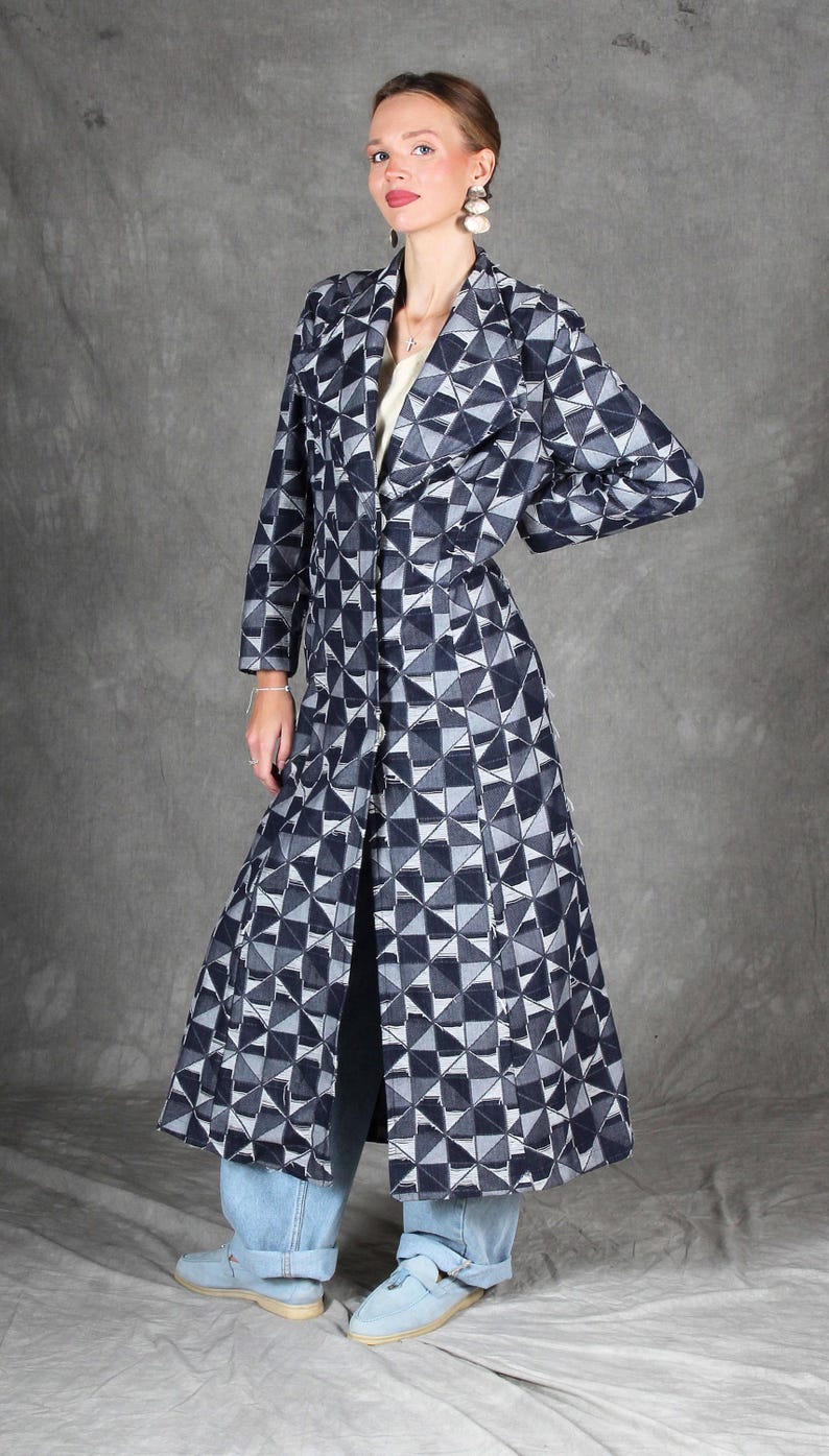 Long Coat Sewing Pattern for Women | Easy Coat Pattern | Women Coat PDF ...