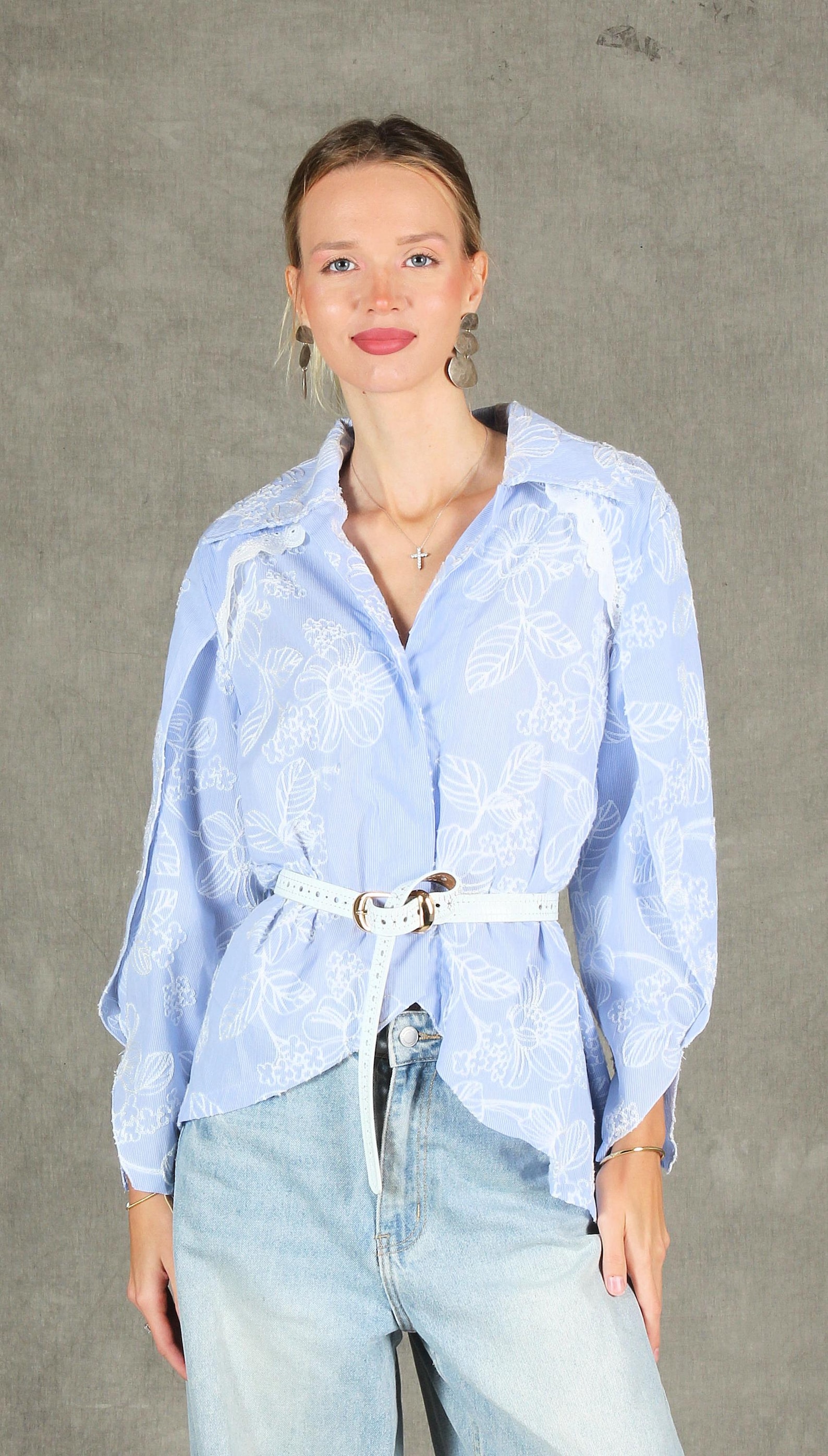 Collared Shirt Sewing Pattern PDF | Oversized Shirt Pattern | Women ...