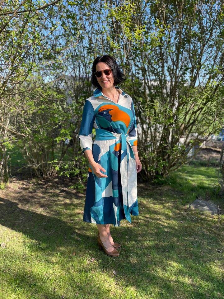 midi cocktail dress pattern Pleated Midi Cocktail Dress Pattern | Classic Midi Dress Pattern | Collared Dress  Sewing Pattern | Women's Dress Pattern | PDF Pattern