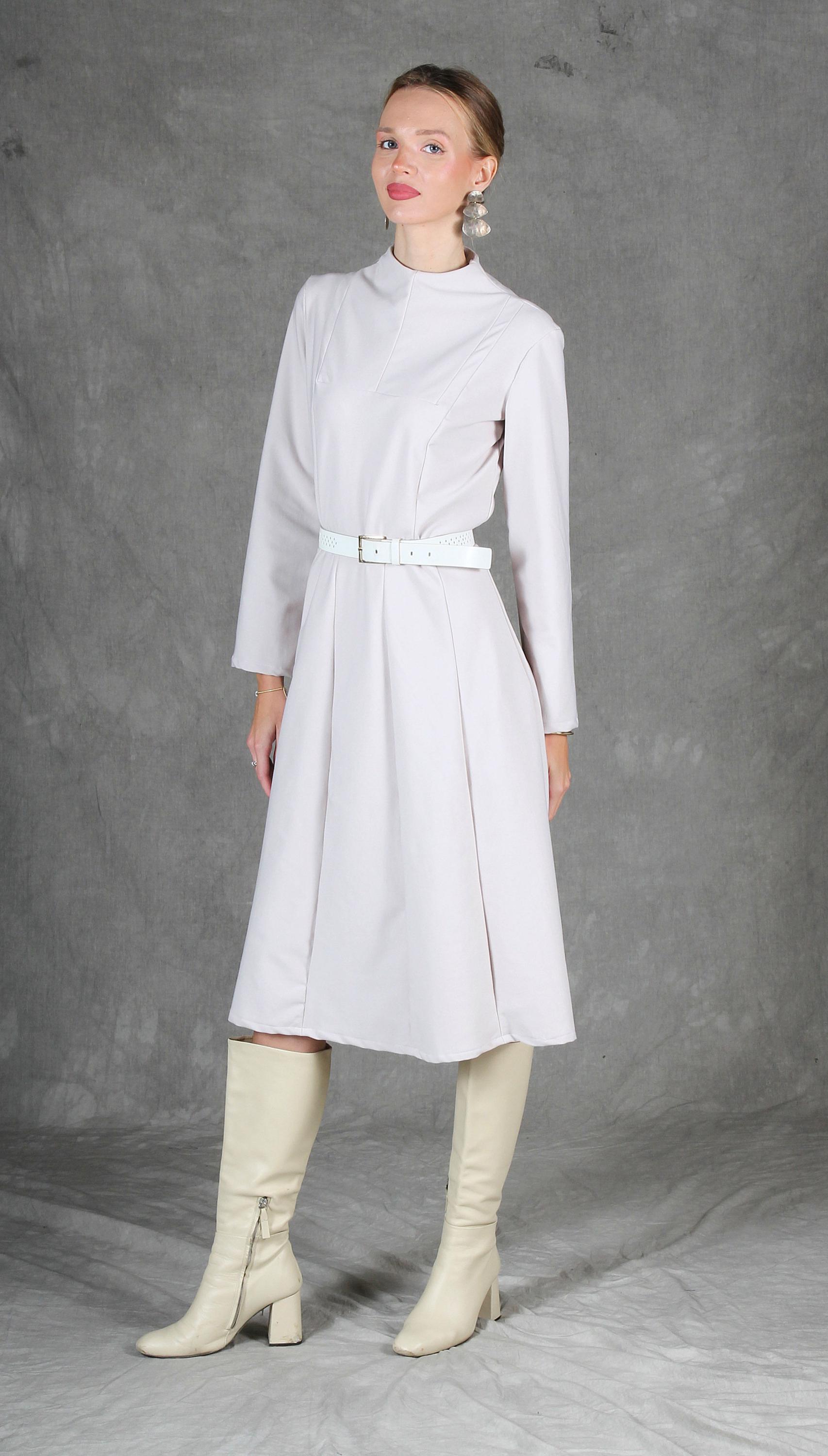 Long Sleeve Dress Sewing Pattern | A-line Dress Sewing Pattern | High Neck Dress  Sewing Pattern | Women Dress Pattern | Panel Dress Pattern - Etsy