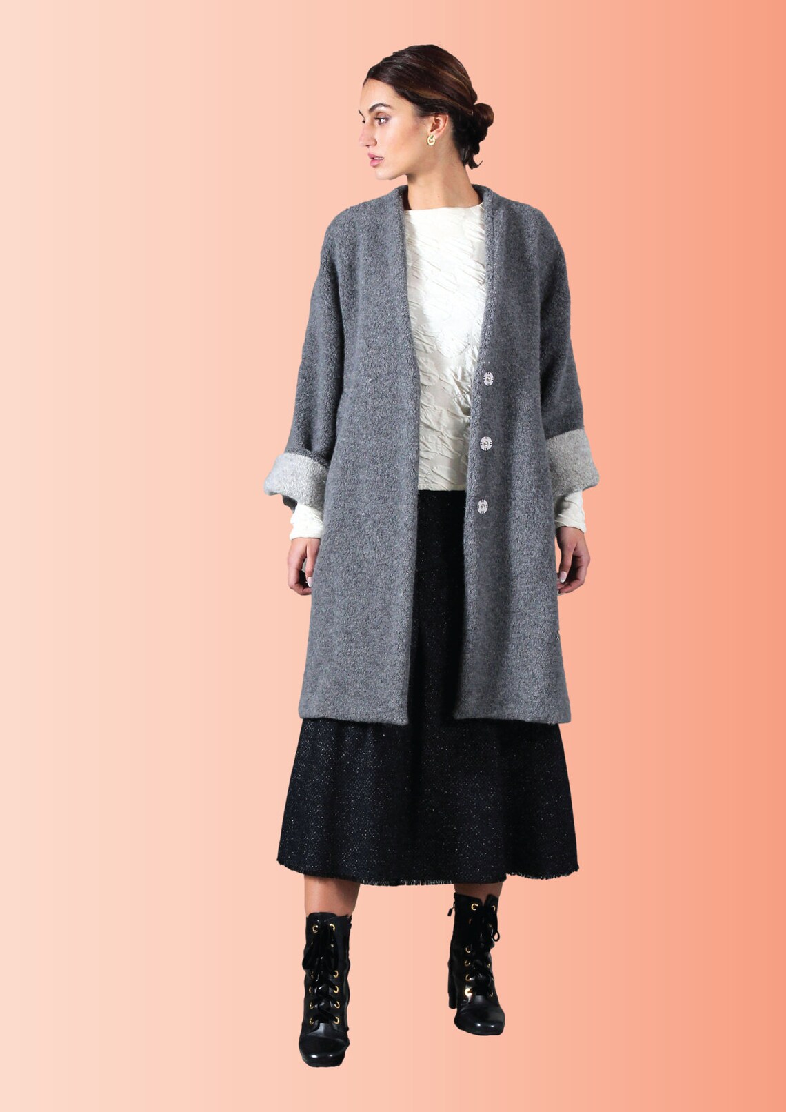 Long Coat Sewing Pattern PDF Digital Sewing Pattern Etsy