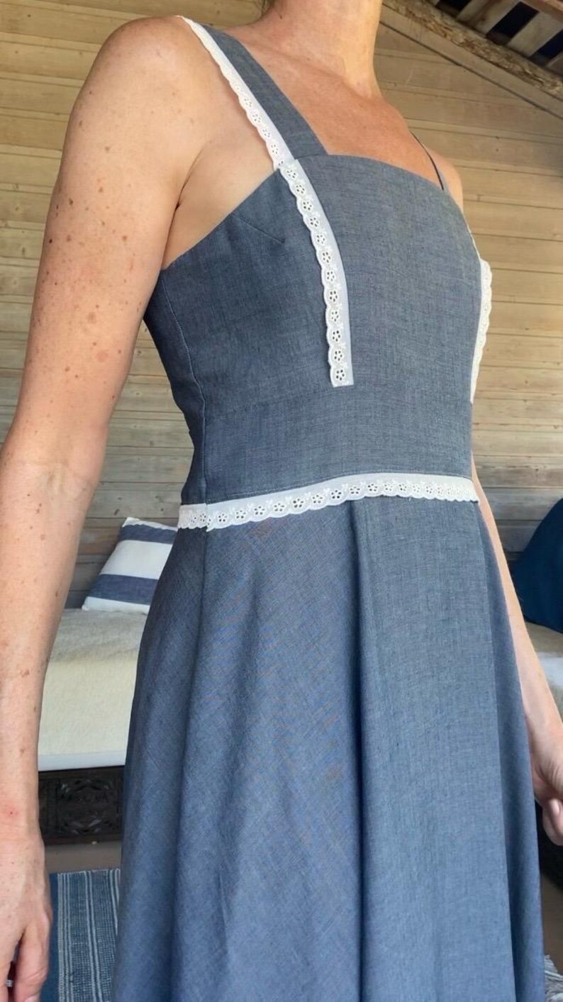 Summer Dress Pattern PDF | Fitted Dress Pattern | Flared Dress Pattern | Women Sewing Pattern XS-XXXL image 12