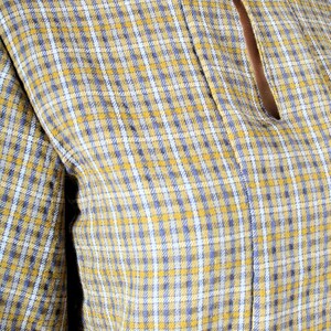 Blus med lyktaärm PDF-sömnadsmönster, nyckelhålsringning, XS-XXXL bild 10