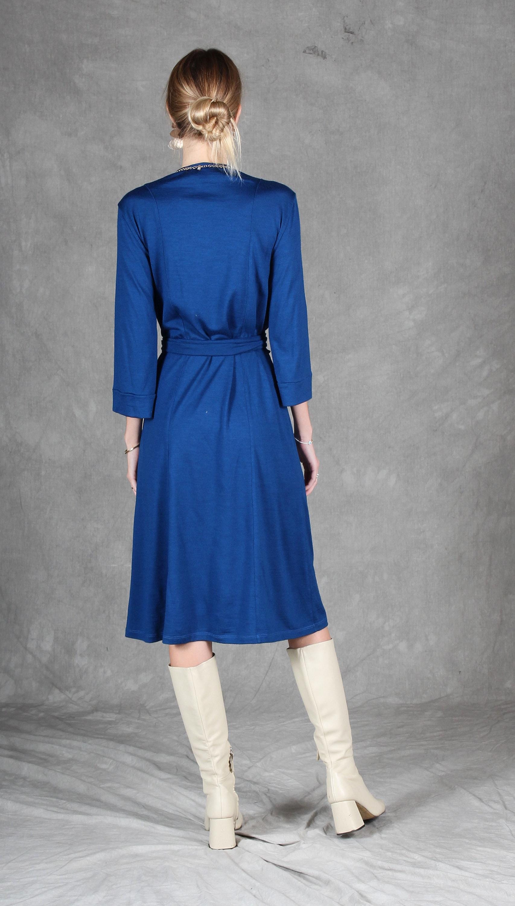 knee length dresses for ladies Pattern Skater Dress