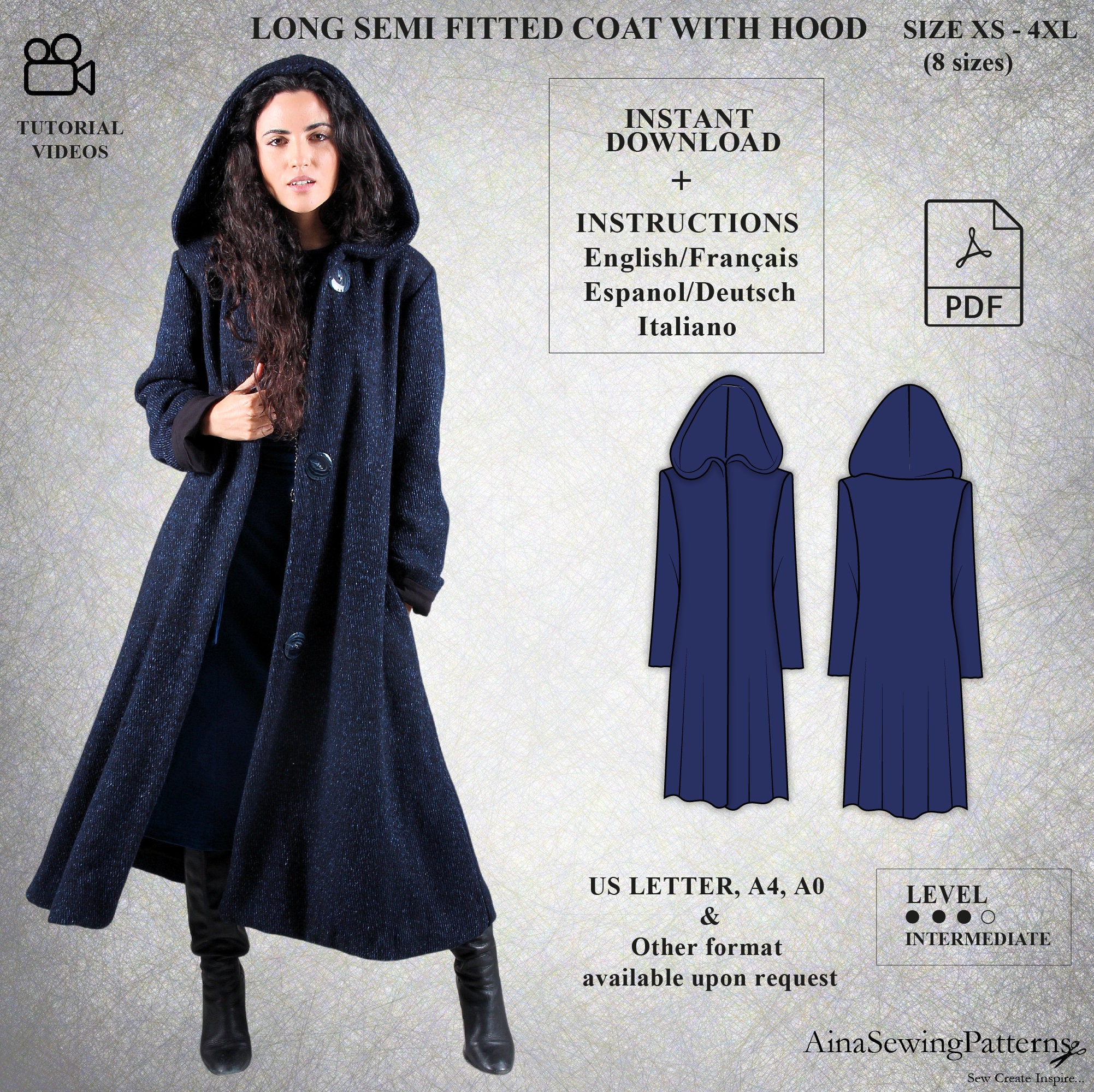 Long Winter Coat 