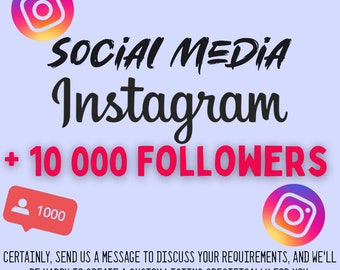 10.000 SEGUIDORES EN INSTAGRAM - MARKETING Entrega rápida y confiable