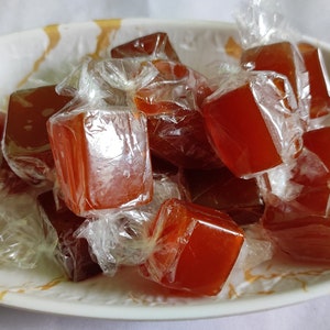 AAM PAPAD caramel à la mangue - Bonbons indiens - Aam Papad fait main - Sans gluten, végétalien et fabriqué avec des mangues indiennes fraîches