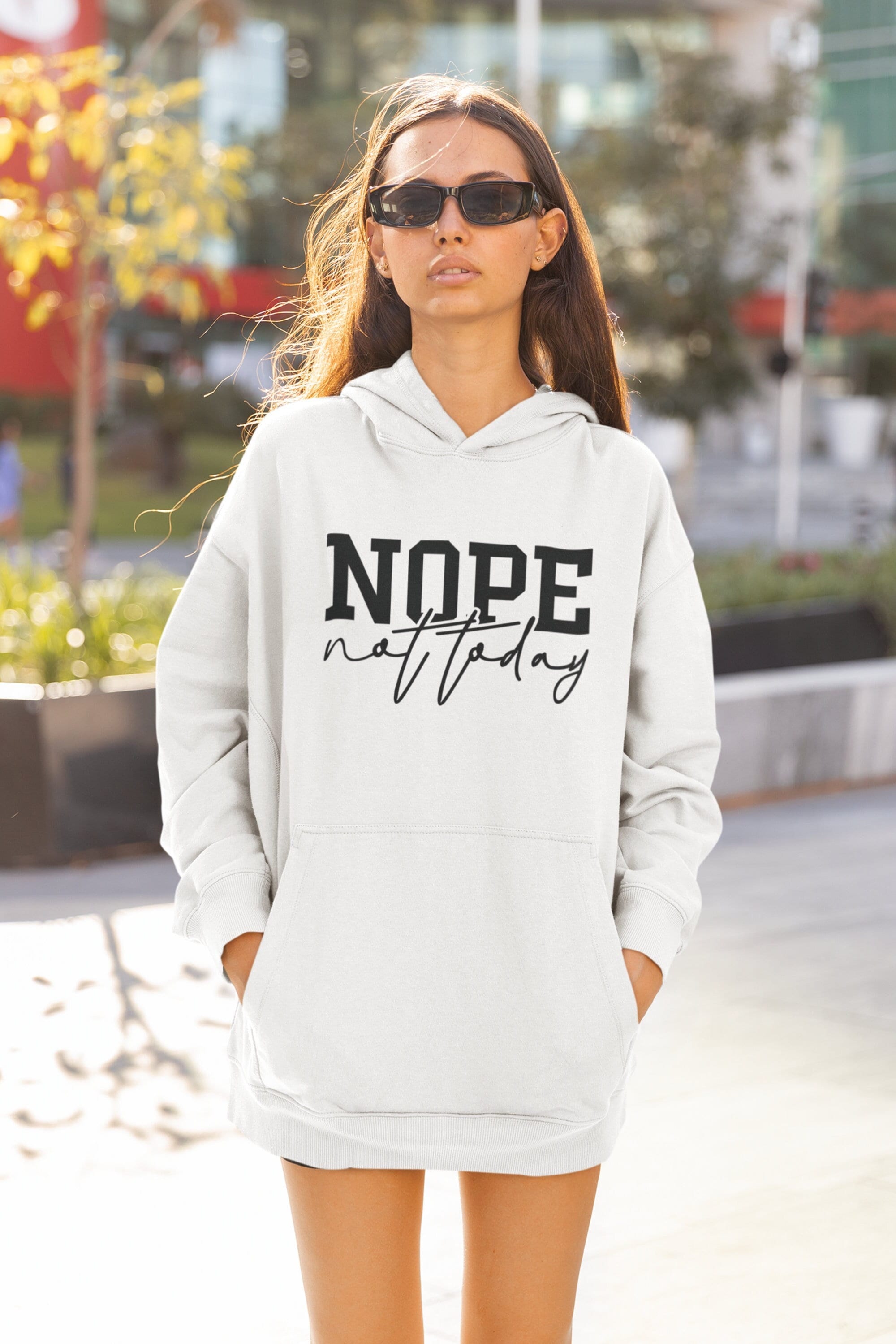 Cozy Women's Oversize Hoodie | Funny Quote | Hooded Sweatshirt | Gift Idea for Girlfriend