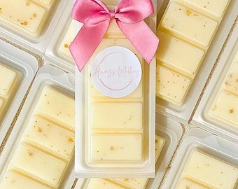Snowflake Cookie & Golden Pear Glaze Wax Melts | Christmas Soy Snap Bars.