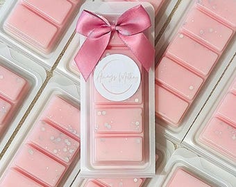 Jammy Rose Inspired Wax Melts | Soy Snap Bars | Home Fragrance Gift.