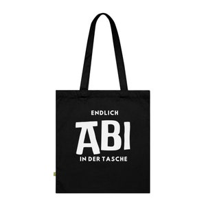 Endlich Abitur in der Tasche, Schulabschluss-Tasche, tolles Abitur Geschenk, Druck-Tasche für Absolventen, ideale Stoffbeutel für Feiern