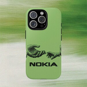 Custodia vintage per telefono Nokia, cover retrò per cellulare, resistente protezione per telefono, custodia unica per smartphone, regalo per amanti della tecnologia, accessorio nostalgico