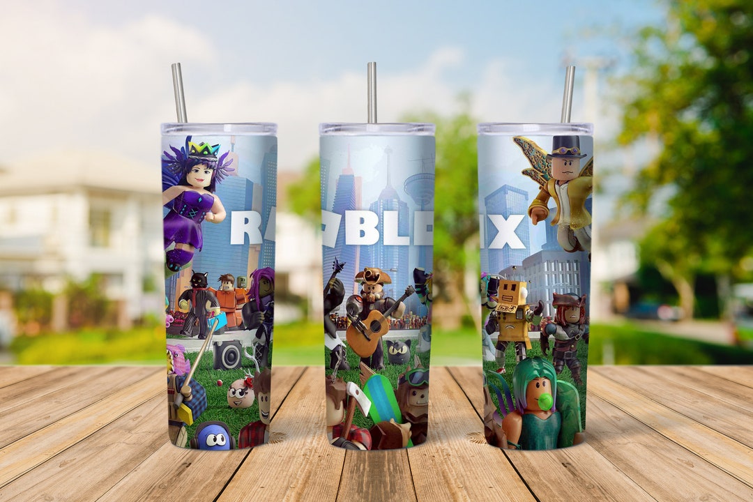 Customized Roblox Tumbler Smirking Face Gift Tumbler 