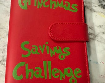 Christmas Themed A6 Savings Challenge Binder