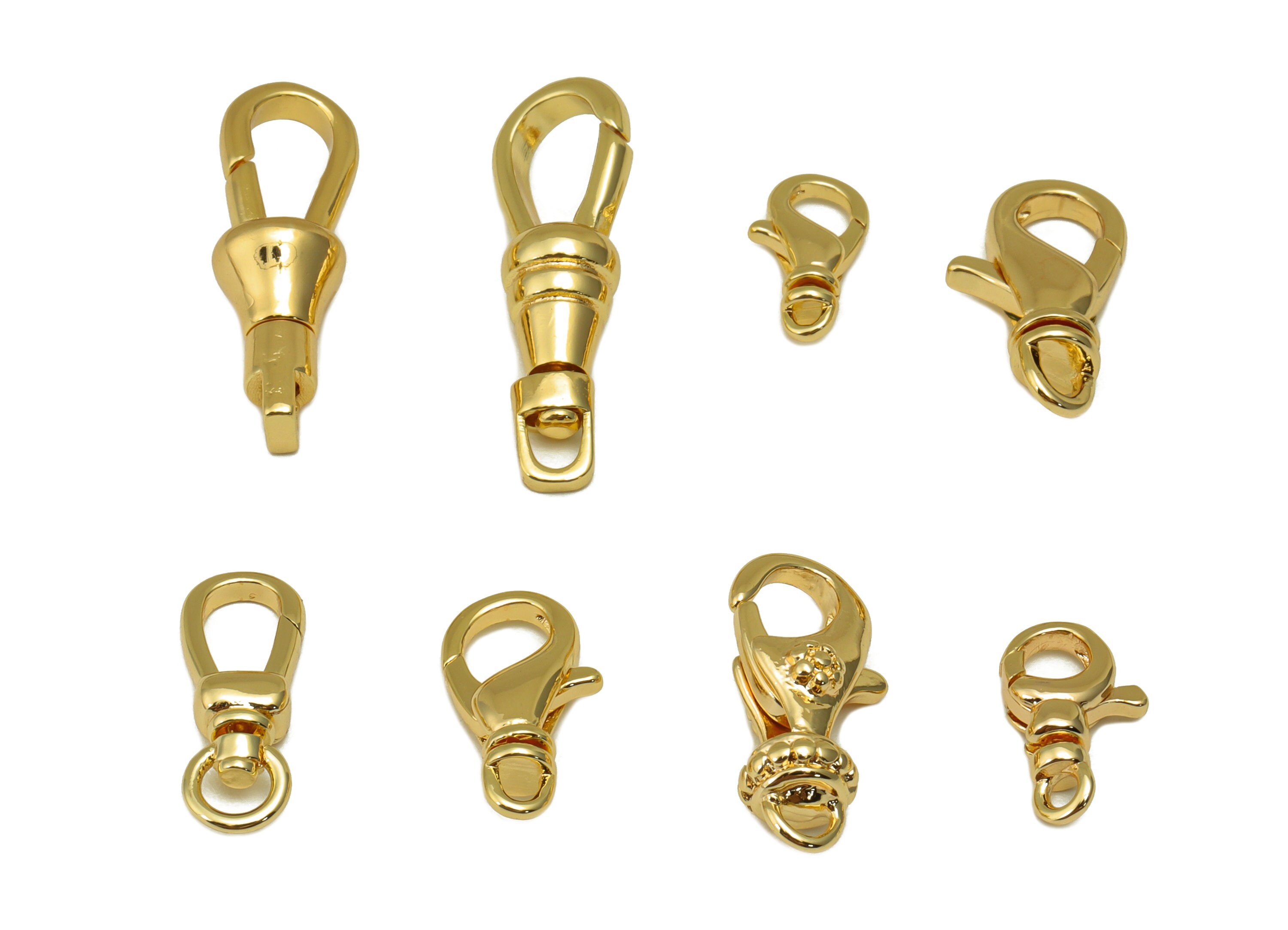 Swivel Lobster Clasps Brass Lobster Claw Clasp Necklace Etsy