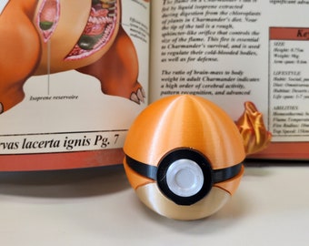3D Printed Charmander Pokeball: Flattened Base