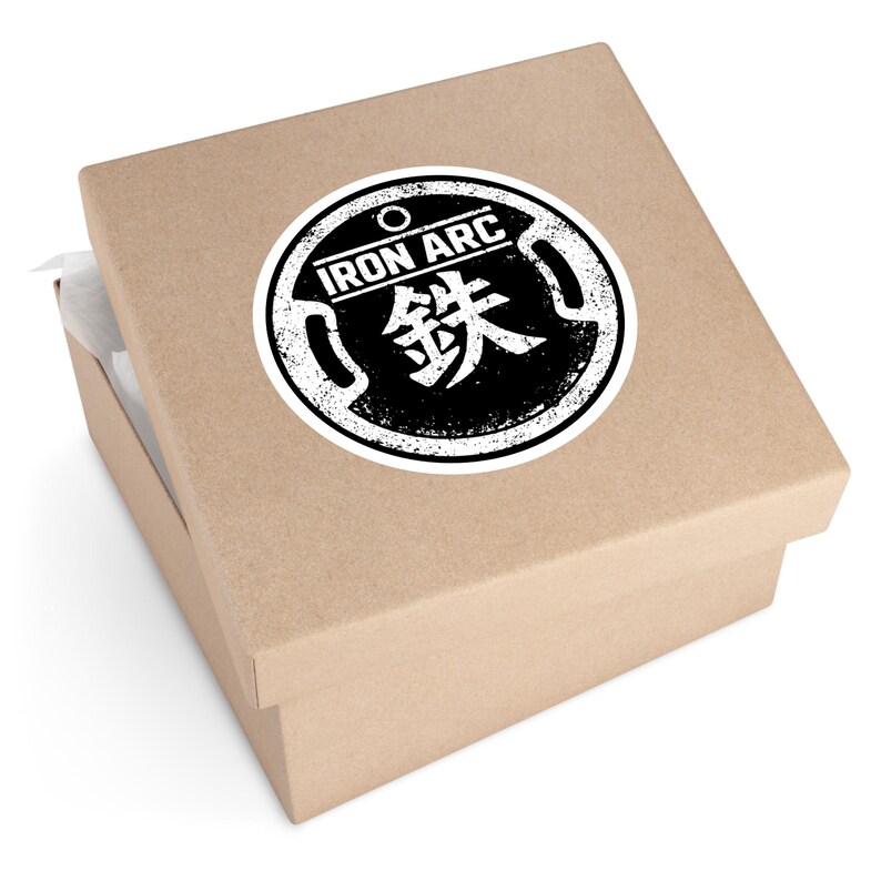 IRON ARC - Official Logo Sticker | Waterproof Vinyl Decal | Gym Laptop ...