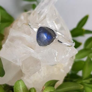 Ring 925er Silber mit Labradorith