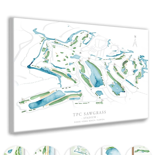 Golf Course Layout Prints Etsy Golf Course Layout Prints Etsy