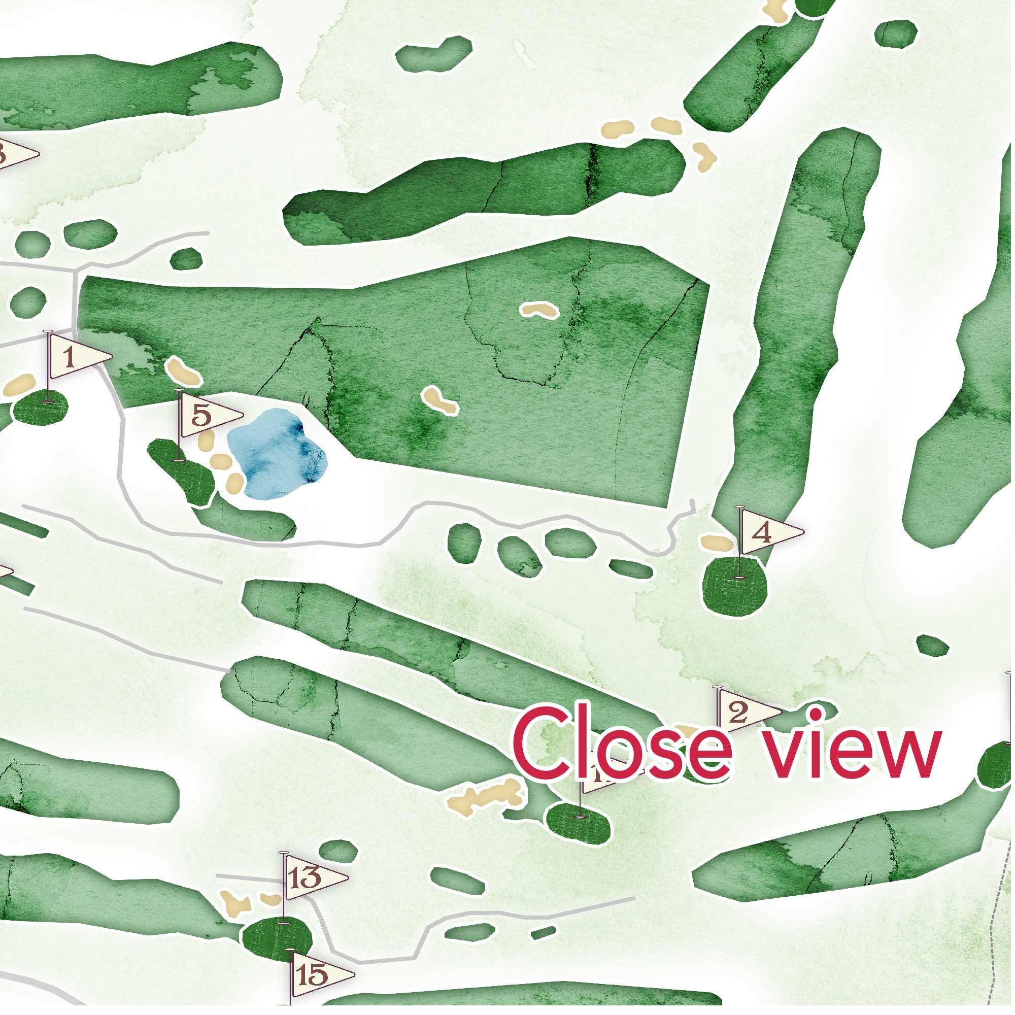 Blackhawk Golf Course Map, Layout Golf Course in Wisconsin
