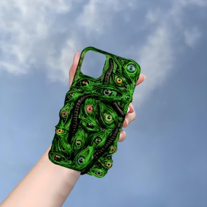 Cthulhu Bloody Centipede Skeleton Case for 17 16e 16 15 14 13 Pro Max,Samsung Galaxy Z Flip 7 A56 A06 S25 Edge A24,Google Pixel 8 9 10,Gifts