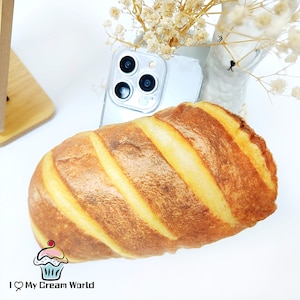 Food plush bread phone case,iPhone 17 16e 16 15 14 Pro Max,Samsung Z Flip 7 6 S25 Edge S24 Ultra A56 A55,Google Pixel 9A 8A 8 9 10 Pro csae