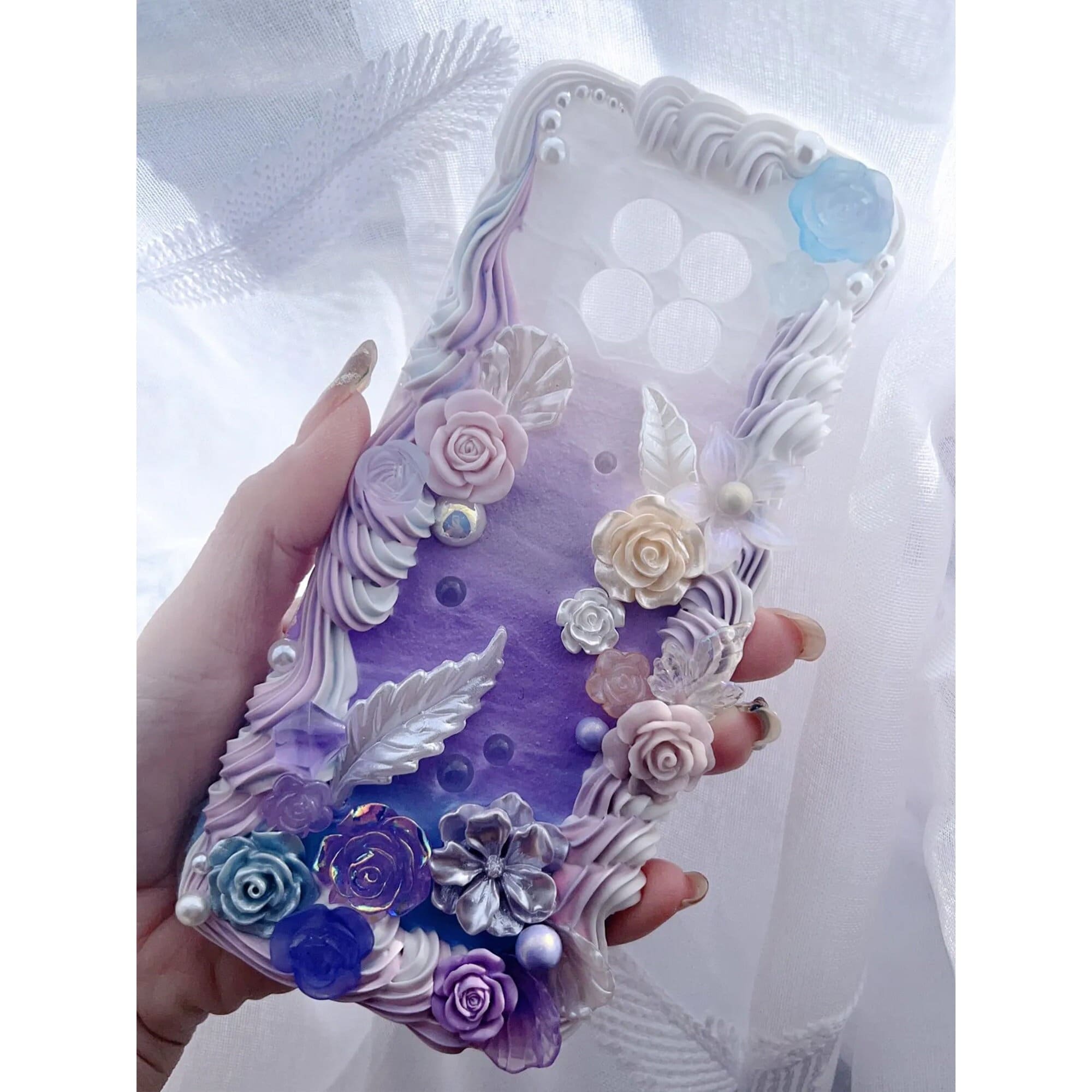 Decoden Phone Case DIY Kit Kawaii Pig Sika Baby Deer Flowers