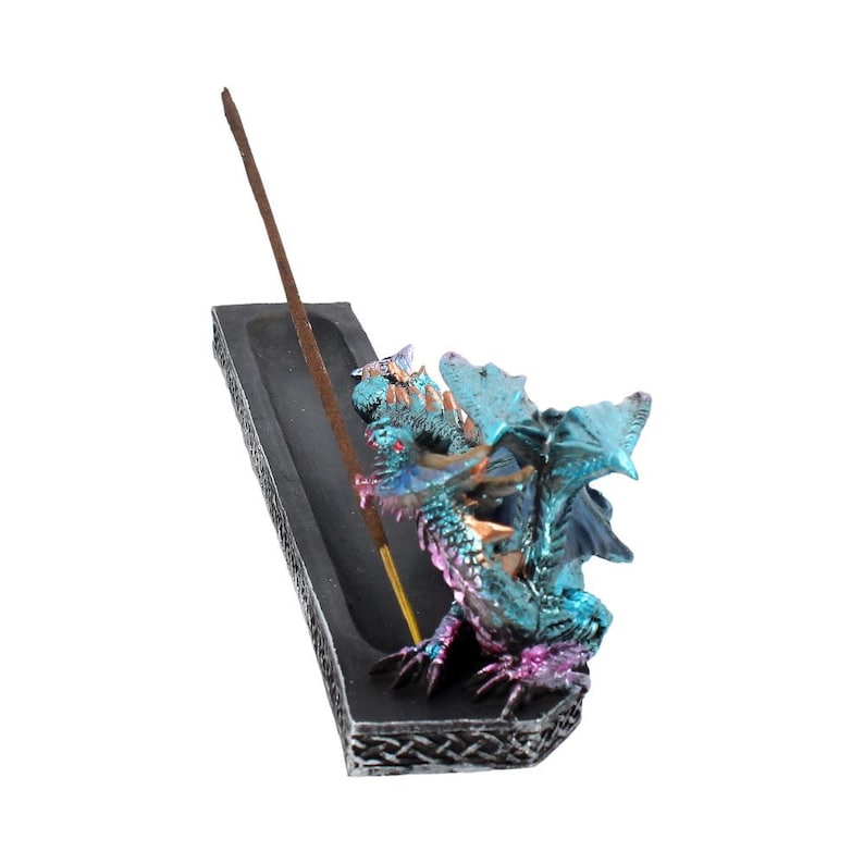 Fantasy Incense Guardian Dragon Incense Stick Holder 28cm Etsy UK
