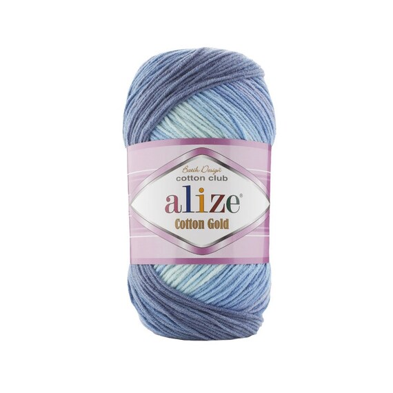 Alize Cotton Gold Batik Yarn 55% Cotton 45 Acrylic 100 