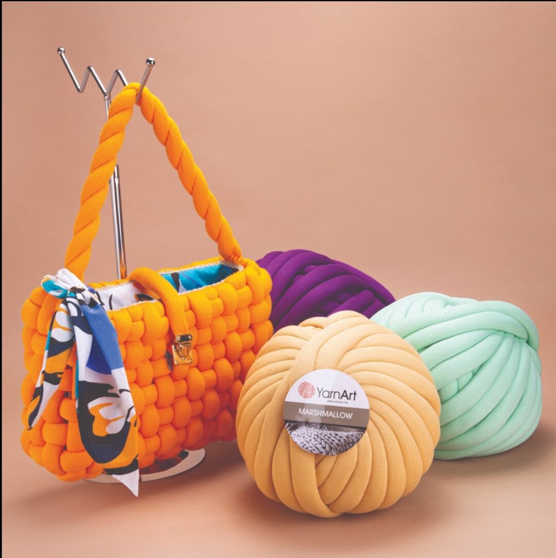 Yarn for Arm Knitting, Yarnart Marshmallow Yarn, 750 G 26.4 Oz Yarn