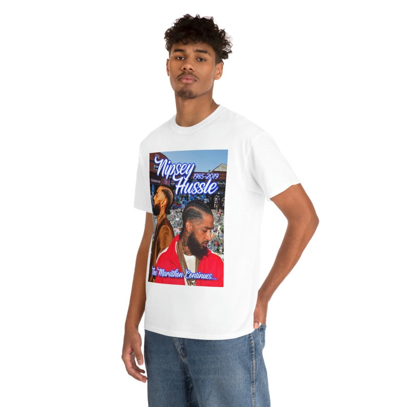 Sweatshirt Vintage Nipsey Hussle The Marathon Continues - Coupe Unisexe, Coton, Tailles S à 5XL