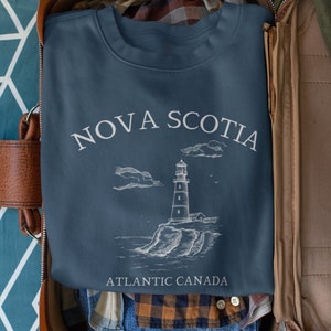 Nova Scotia Sweatshirt | Nova Scotia Shirt | Nova Scotia Souvenir | Nova Scotia Tourism | Nova Scotia Canada | Nova Scotia Travel Gift