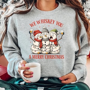 Christmas Snowman Sweatshirt, Cute Snowman Sweatshirt, Christmas Sweatshirt for Women, Cute Winter Sweater, Christmas, Gift For Christmas
