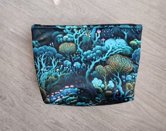 Mystical Forest Handmade Cosmetic Wash Bag Make-Up Pouch