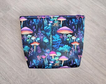 Mushroom Forest Handmade Cosmetic Wash Bag Make-Up Pouch