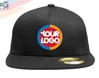 Custom Logo Snapback Hat, Unisex Adult Adjustable Cap