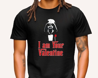 Lustig Ich bin Ihr Valentinstag T-Shirt, Sci-Fi-Film-Fan Darth Trooper sarkastische Witz Freundin Valentinstag Geschenkidee, Paar passendes T-Shirt