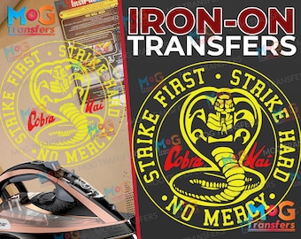 Cobra Kai Logo Iron-On Transfer | Karate Kid T-Shirt Patch