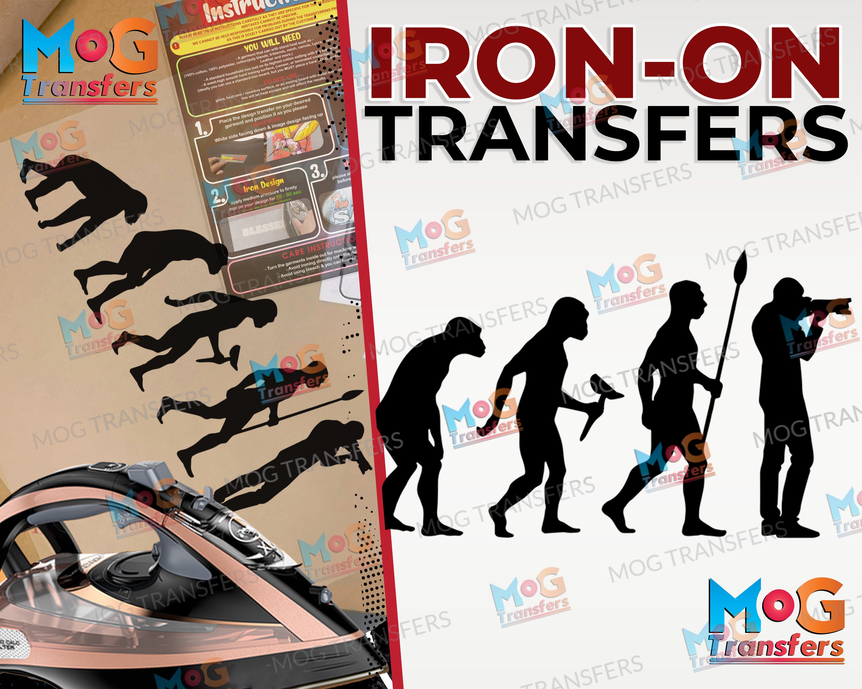 Photographer Evolution Iron-on Transfer Heat Press Patch Print - Etsy