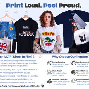Custom DTF Transfers Metre Gang Sheet, Bulk Wholesale Printing, Personalised Ready to apply image 5