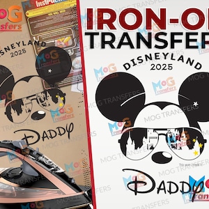 Disneyland Familienurlaub Bügelbild T-Shirt | Personalisiertes 2025 Urlaub T-Shirt Benutzerdefinierter Name Aufnäher Drucken | Passende DIY T-Shirts
