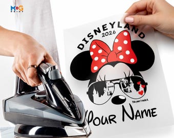 Disneyland Family Vacation Iron-On Transfer | Custom 2026 Matching T-Shirts