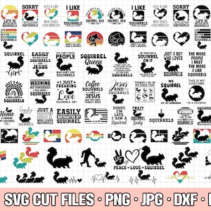 bundle svg écureuil cricut écureuil png bundle écureuil chemise design bundle eps dxf jpg clipart vectoriel usage commercial gratuit