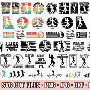 handball svg bundle cricut handball png bundle handball chemise design bundle eps dxf jpg clipart vecteur utilisation commerciale gratuite