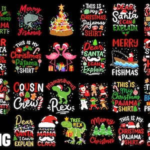 クリスマス png バンドル 昇華 クリスマス シャツ デザイン バンドル メリー クリスマス クリスマス パジャマ シャツ