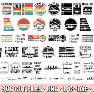 Rudern svg Bundle Cricut Rudern png Bundle Ruder Shirt Design Bundle eps dxf jpg Clipart Vektor kostenlos kommerzielle Nutzung