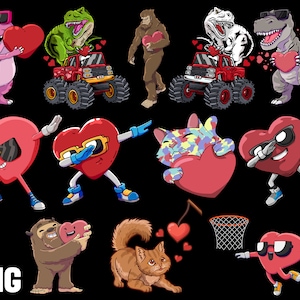 valentines day png bundle sublimation